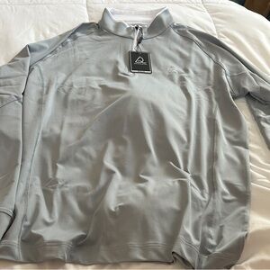 Gray Quarter-Zip Pullover